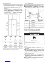 Предварительный просмотр 4 страницы KitchenAid KSC Installation Instructions Manual