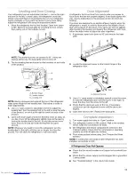 Предварительный просмотр 11 страницы KitchenAid KSC Installation Instructions Manual