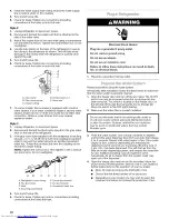 Предварительный просмотр 46 страницы KitchenAid KSC Installation Instructions Manual