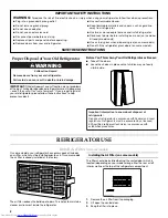 Предварительный просмотр 2 страницы KitchenAid KSC23C8E User Instructions