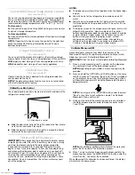 Предварительный просмотр 6 страницы KitchenAid KSC23C8E User Instructions