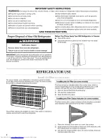 Предварительный просмотр 2 страницы KitchenAid KSC23C8EYB00 User Instructions