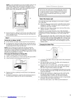 Preview for 9 page of KitchenAid KSC23C8EYB02 User Instructions