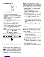 Preview for 26 page of KitchenAid KSC23C8EYB02 User Instructions