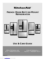 Предварительный просмотр 1 страницы KitchenAid KSC24C8EYB Use & Care Manual