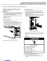 Предварительный просмотр 9 страницы KitchenAid KSC24C8EYB Use & Care Manual