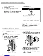 Предварительный просмотр 12 страницы KitchenAid KSC24C8EYB Use & Care Manual