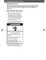 Preview for 8 page of KitchenAid KSC6222 Use & Care Manual