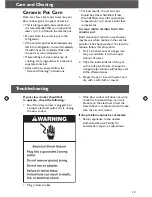 Preview for 13 page of KitchenAid KSC6222 Use & Care Manual