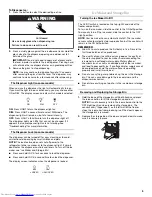 Предварительный просмотр 5 страницы KitchenAid KSCK23FV User Instructions