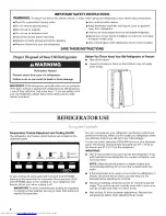 Предварительный просмотр 2 страницы KitchenAid KSCK23FVBL00 User Instructions