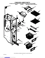 Preview for 5 page of KitchenAid KSCS23FSBL00 Parts List