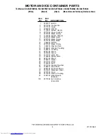 Preview for 8 page of KitchenAid KSCS23FSBL02 Parts List