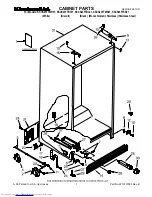 Предварительный просмотр 1 страницы KitchenAid KSCS23FTBL01 Parts List