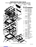 Предварительный просмотр 4 страницы KitchenAid KSCS23FVBL01 Parts List