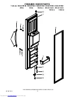 Предварительный просмотр 11 страницы KitchenAid KSCS23FVBL01 Parts List