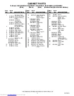 Предварительный просмотр 2 страницы KitchenAid KSCS23INBL01 Parts List