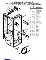 Предварительный просмотр 3 страницы KitchenAid KSCS23INBL01 Parts List