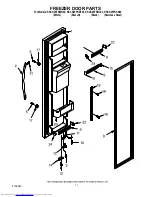 Предварительный просмотр 11 страницы KitchenAid KSCS25FKBL02 Parts List