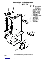 Предварительный просмотр 3 страницы KitchenAid KSCS25FKSS00 Parts List