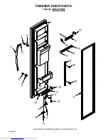 Предварительный просмотр 11 страницы KitchenAid KSCS25FKSS00 Parts List