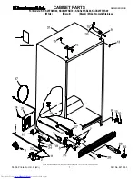 Предварительный просмотр 1 страницы KitchenAid KSCS25FSBL00 Parts List