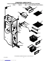 Предварительный просмотр 5 страницы KitchenAid KSCS25FSBL02 Parts List