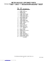 Preview for 8 page of KitchenAid KSCS25FTBL00 Parts List