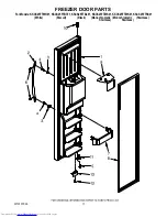 Предварительный просмотр 11 страницы KitchenAid KSCS25FTBL01 Parts List