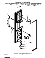 Предварительный просмотр 11 страницы KitchenAid KSCS25FTBL02 Parts List