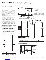 Preview for 1 page of KitchenAid KSCS25MT Quick Manual