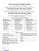 KitchenAid KSCS25MTMK - 23.7 cu. ft. Refrigerator Installation Instructions Manual предпросмотр