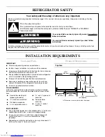 Preview for 2 page of KitchenAid KSCS25MTMK - 23.7 cu. ft. Refrigerator Installation Instructions Manual