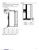 Preview for 3 page of KitchenAid KSCS25MTMK - 23.7 cu. ft. Refrigerator Installation Instructions Manual