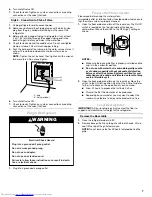 Preview for 7 page of KitchenAid KSCS25MTMK - 23.7 cu. ft. Refrigerator Installation Instructions Manual