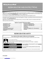 Preview for 21 page of KitchenAid KSCS25MVMK00 User Instructions