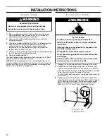 Preview for 10 page of KitchenAid KSDB900ESS2 Installation Instructions Manual