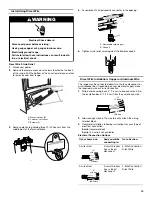 Предварительный просмотр 15 страницы KitchenAid KSDB900ESS2 Installation Instructions Manual