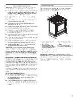 Предварительный просмотр 5 страницы KitchenAid KSDG950ESS2 Installation Instructions Manual