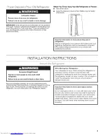 Preview for 3 page of KitchenAid KSF22C4CYY00 User Instructions