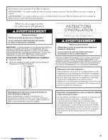 Preview for 47 page of KitchenAid KSF22C4CYY00 User Instructions