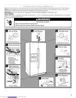 Предварительный просмотр 3 страницы KitchenAid KSF26C4XYB00 User Instructions