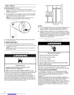 Предварительный просмотр 6 страницы KitchenAid KSF26C4XYB00 User Instructions