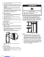 Предварительный просмотр 6 страницы KitchenAid KSF26C4XYY User Instructions