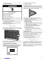 Предварительный просмотр 9 страницы KitchenAid KSF26C4XYY User Instructions