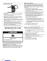 Предварительный просмотр 16 страницы KitchenAid KSF26C4XYY User Instructions