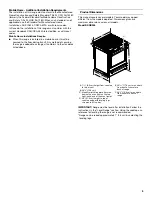 Preview for 5 page of KitchenAid KSGB900ESS Installation Instructions Manual