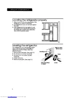 Preview for 6 page of KitchenAid KSHS22Q Use And Care Manual