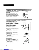 Preview for 12 page of KitchenAid KSHS22Q Use And Care Manual