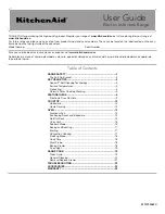 Preview for 1 page of KitchenAid KSIB900ESS0 User Manual